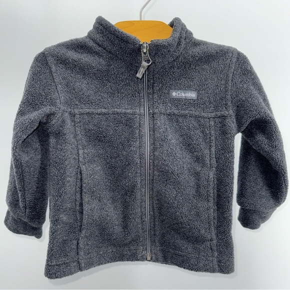 Columbia Other - Columbia Toddler Boy Dark Gray Fleece Jacket - Size 2T - Excellent!